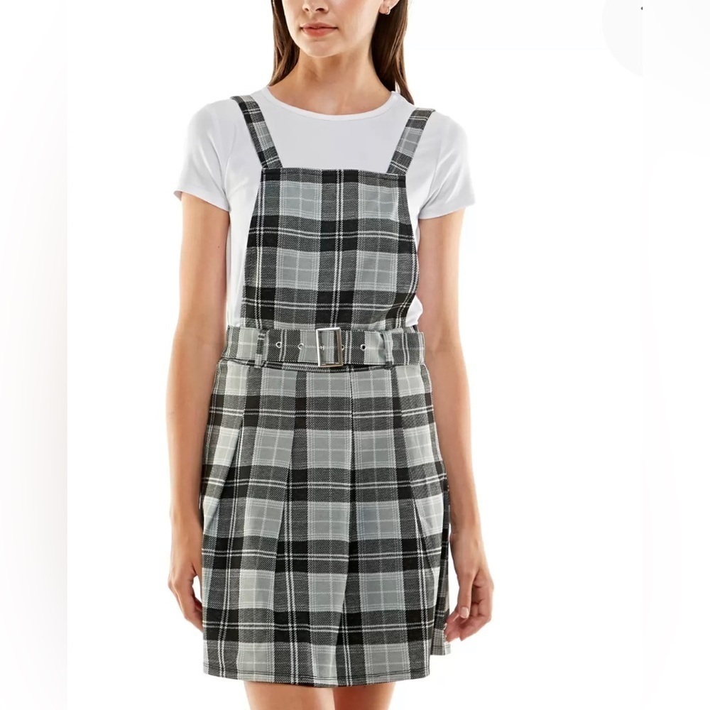 planet gold junior plaid jumper Size M